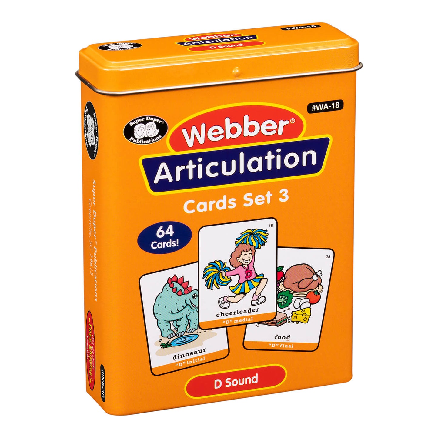 Webber Articulation Cards Bundle III (P, B, T, D, M, J and Animal Pairs)