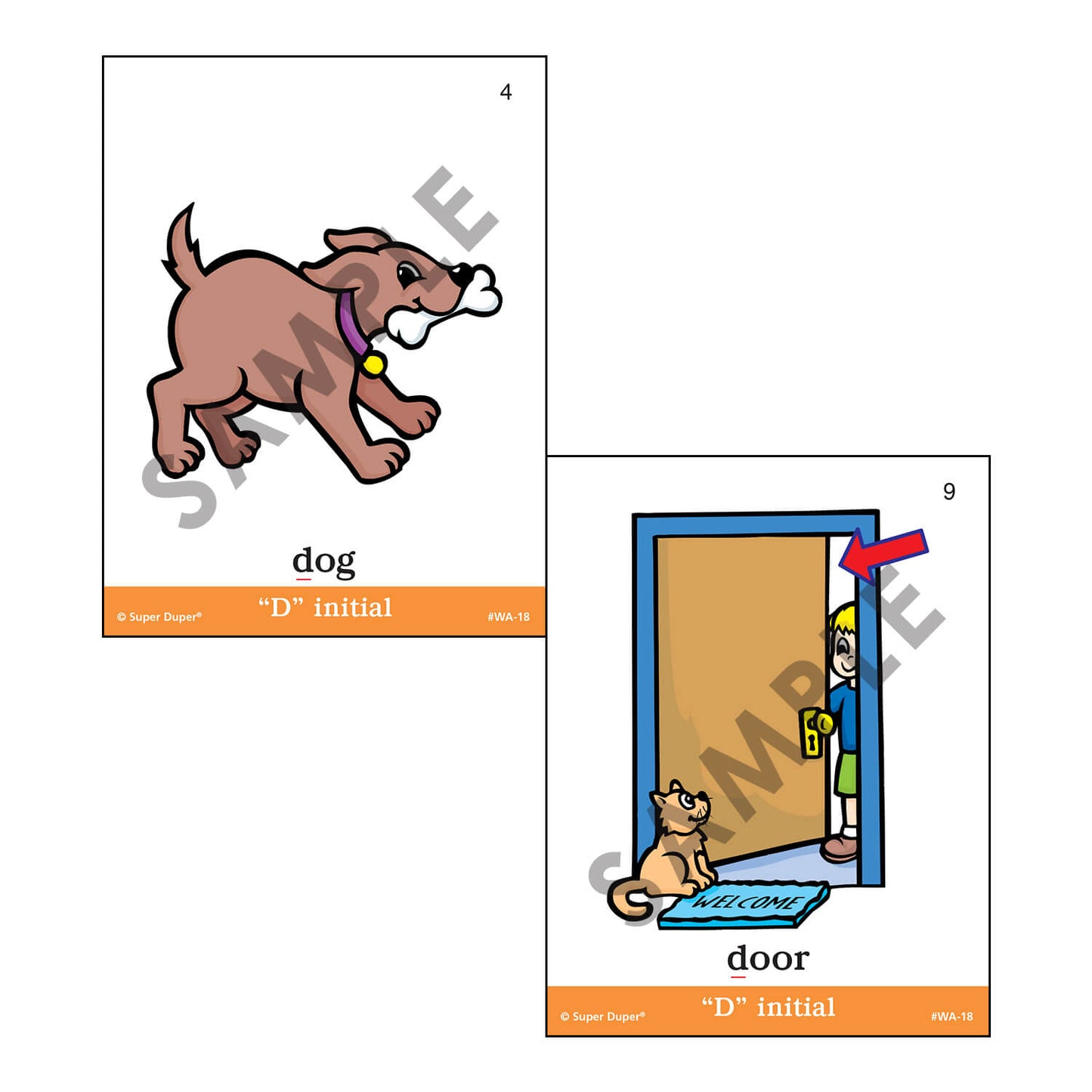 Webber Articulation Cards Bundle III (P, B, T, D, M, J and Animal Pairs)