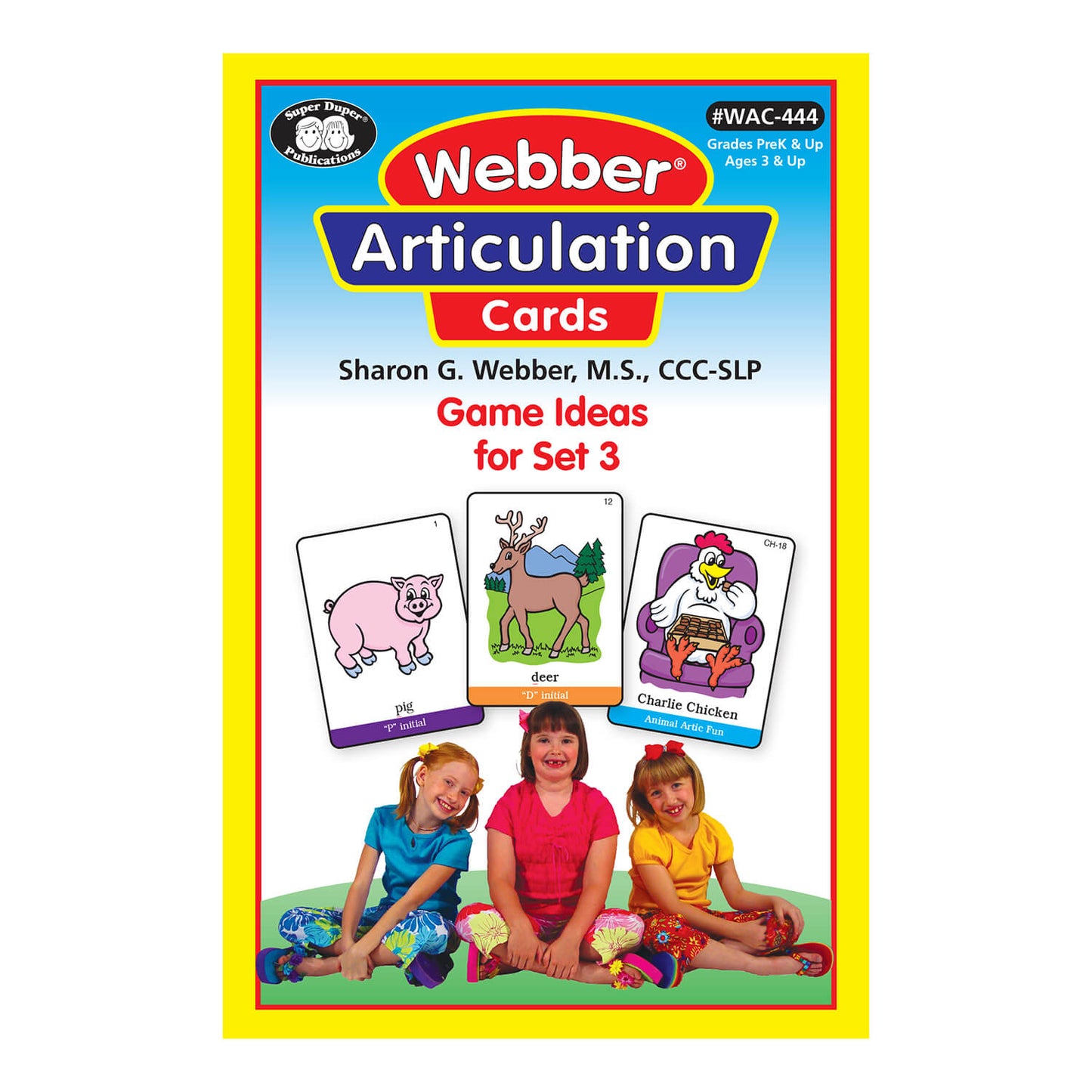 Webber Articulation Cards Bundle III (P, B, T, D, M, J and Animal Pairs)