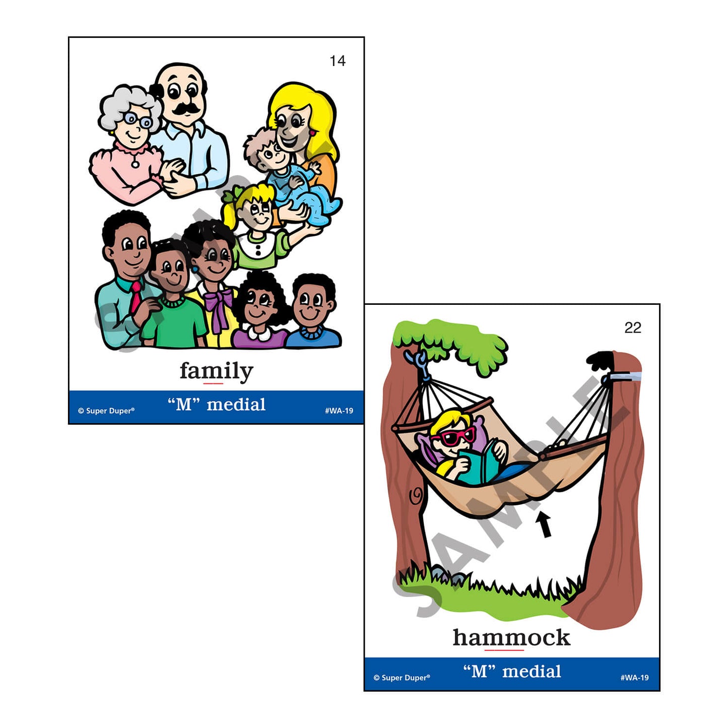 Webber Articulation Cards Bundle III (P, B, T, D, M, J and Animal Pairs)