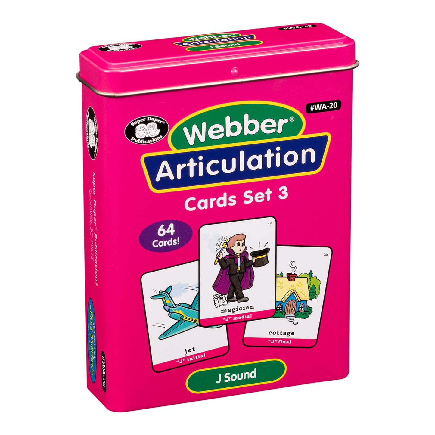 Webber Articulation Cards Bundle III (P, B, T, D, M, J and Animal Pairs)