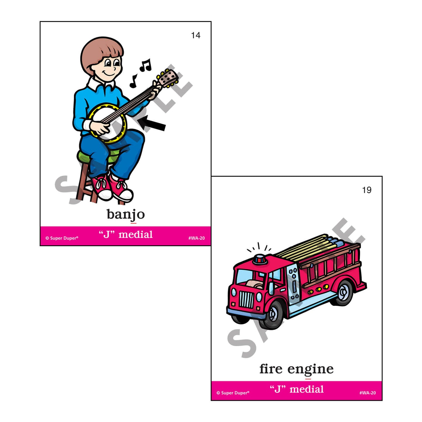 Webber Articulation Cards Bundle III (P, B, T, D, M, J and Animal Pairs)