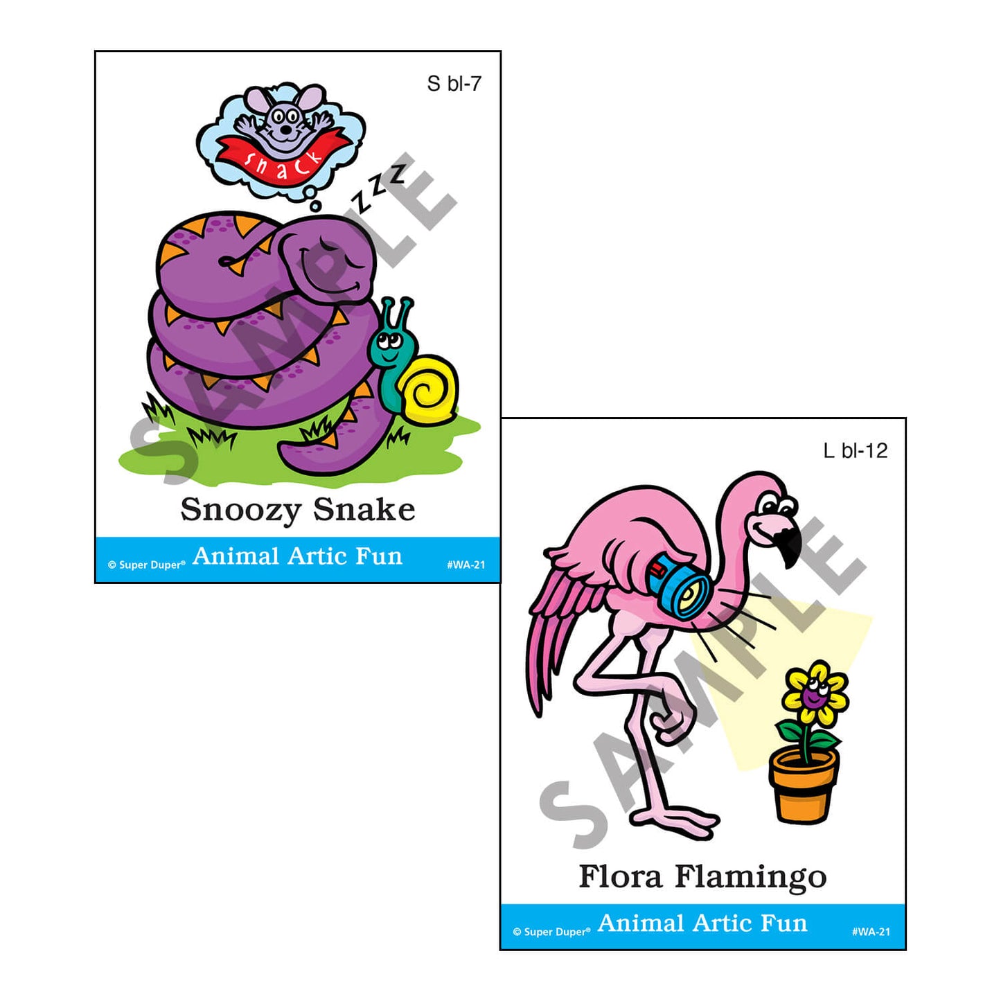 Webber Articulation Cards Bundle III (P, B, T, D, M, J and Animal Pairs)