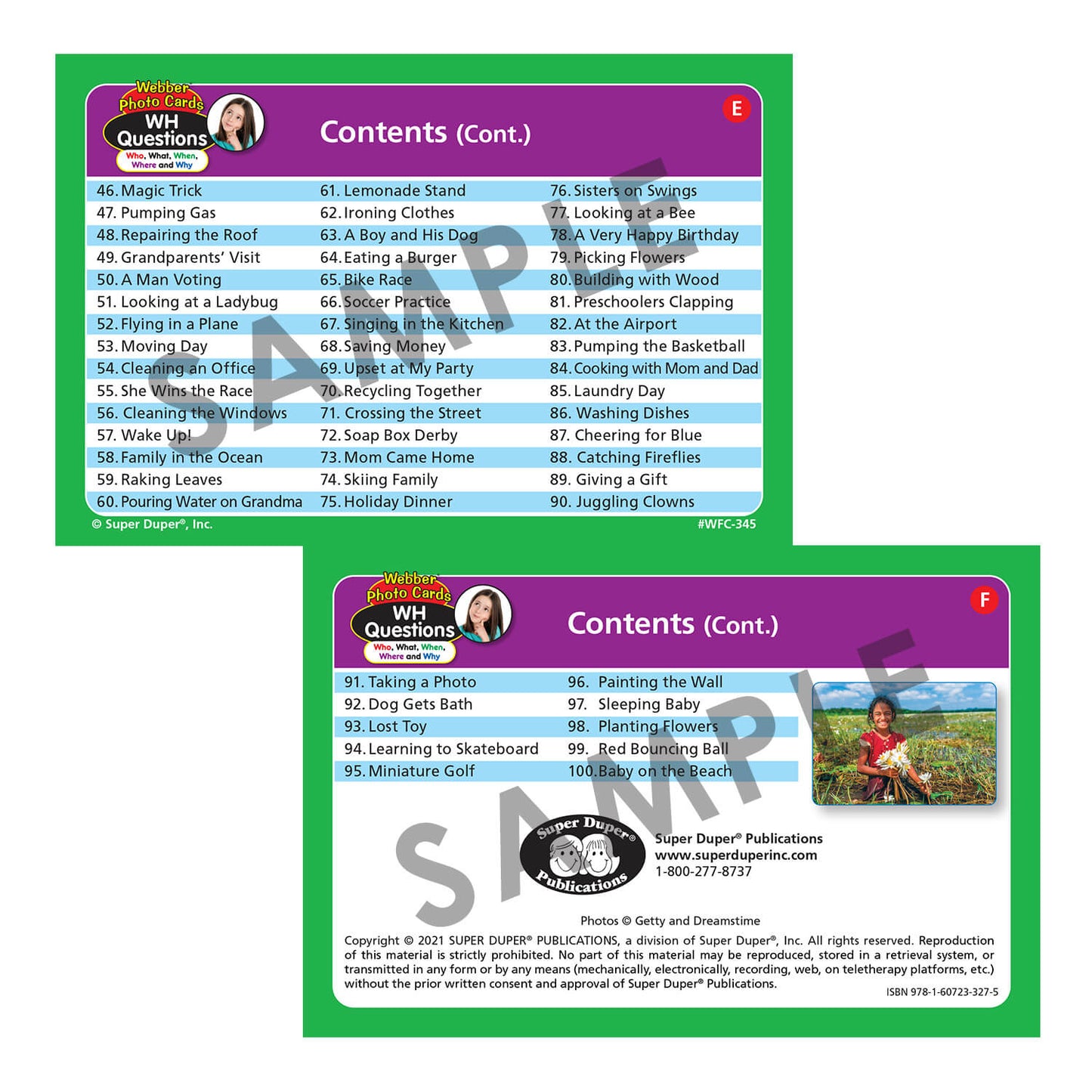 Webber Photo Cards - WH Questions