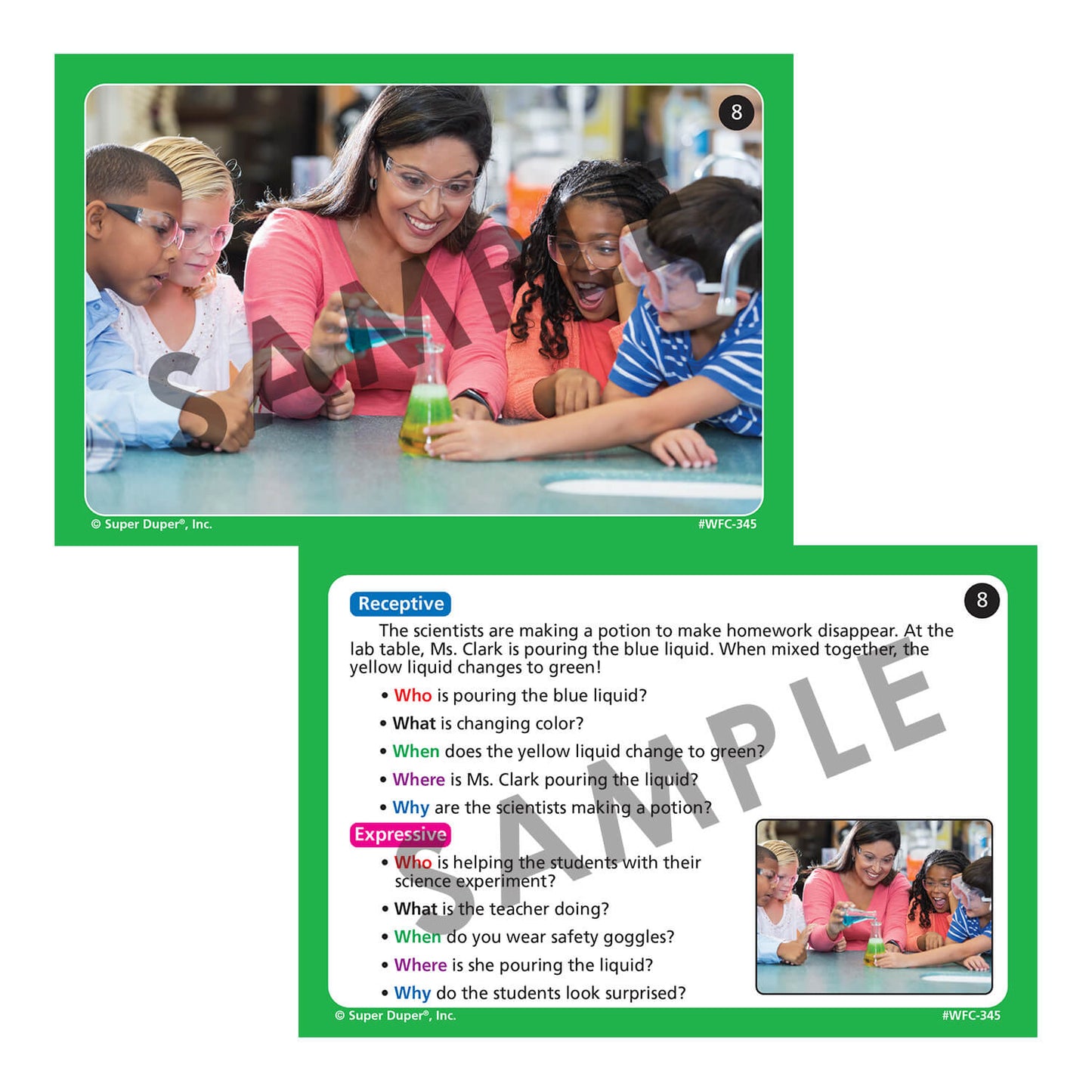 Webber Photo Cards - WH Questions
