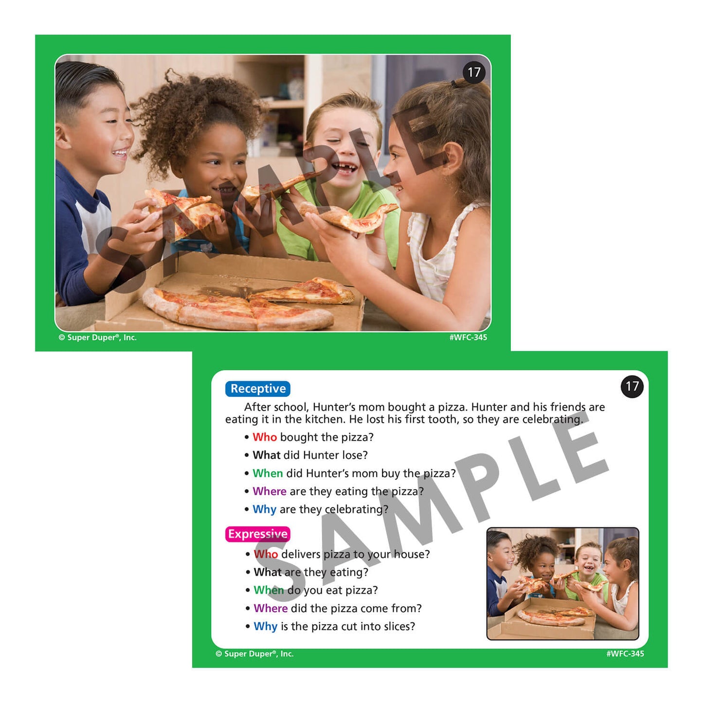 Webber Photo Cards - WH Questions